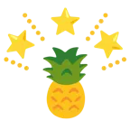funkelnder Stern + Ananas