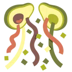 coriandoli + avocado