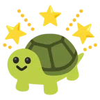 Schildkröte + funkelnder Stern