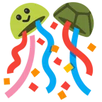 Schildkröte + Konfettiball