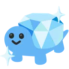 Schildkröte + Edelstein