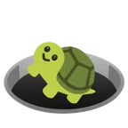 Schildkröte + Loch
