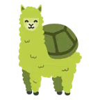 Schildkröte + Lama