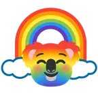 Koala + Regenbogen