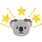 Koala + funkelnder Stern