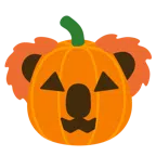 Koala + Halloweenkürbis