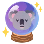 Koala + Kristallkugel
