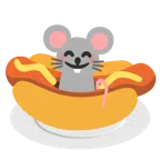 Mäusegesicht + Hotdog