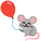 Mäusegesicht + Luftballon