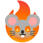 Mäusegesicht + Feuer
