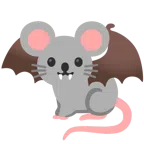 Mäusegesicht + Fledermaus