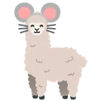 Mäusegesicht + Lama