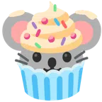 Mäusegesicht + Cupcake