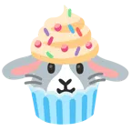 Hasengesicht + Cupcake