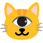 Katzengesicht + Auge