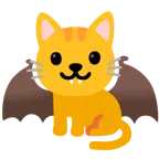 Katzengesicht + Fledermaus