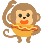 Affengesicht + Hotdog