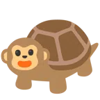 Affengesicht + Schildkröte