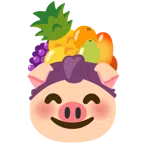 Schweinegesicht + Ananas