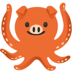 Schweinegesicht + Oktopus