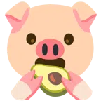Schweinegesicht + Avocado