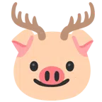 Schweinegesicht + Hirsch