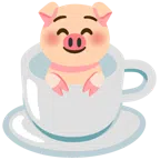 Schweinegesicht + Heißgetränk