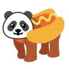 Panda + Hotdog