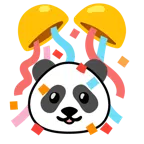 Panda + Konfettiball