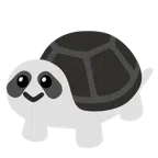 Panda + Schildkröte