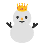 coroa + boneco de neve sem neve