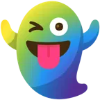 Gespenst + Regenbogen