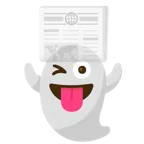 Gespenst + Zeitung