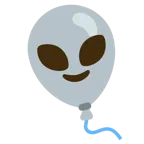 Außerirdischer + Luftballon