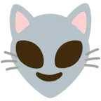 Außerirdischer + Katzengesicht