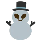 Außerirdischer + Schneemann ohne Schneeflocken