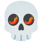 calavera + chile picante
