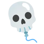 calavera + globo