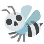 calavera + abeja