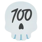 calavera + cien puntos