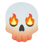 calavera + fuego