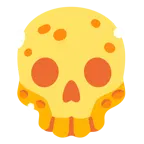 calavera + cuña de queso