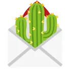 carta de amor + cactus