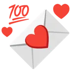 carta de amor + cien puntos
