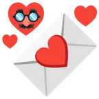 carta de amor + cara disfrazada