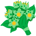 ramo de flores + microbio