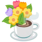 ramo de flores + bebida caliente