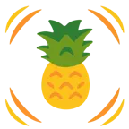 schlagendes Herz + Ananas