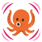 schlagendes Herz + Oktopus