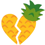 corazón roto + piña